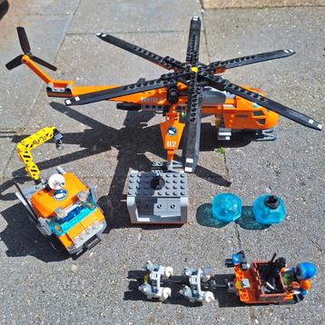 Lego City Artic Helicrane 60034 + Ice Crawler 60033 beschikbaar voor biedingen