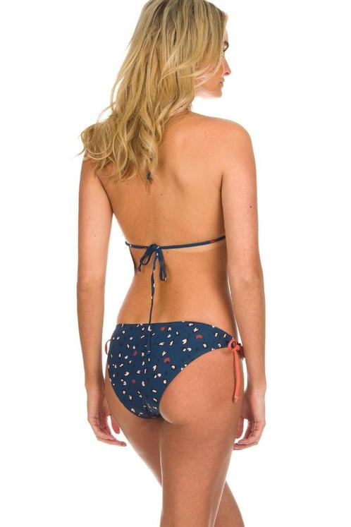 MELT LEOPARD triangle bikini S, Kleding | Dames, Badmode en Zwemkleding, Nieuw, Bikini, Blauw, Verzenden