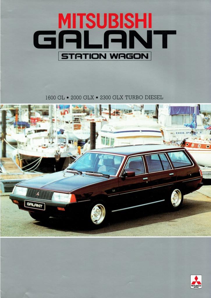 Folder Mitsubishi Galant Station Wagon (1985), Verzenden, Gelezen, Mitsubishi