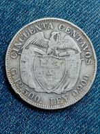 Colombia 50 Centavos 1921 - Zilver, Verzenden, Zuid-Amerika, Losse munt, Zilver