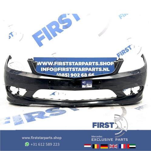 W204 AMG voorbumper PDC A2048853725 zwart wit grijs 2007-201, Auto-onderdelen, Carrosserie en Plaatwerk, Bumper, Mercedes-Benz