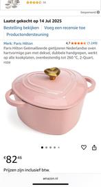 Paris hilton braadpan nieuw, Gietijzer, Nieuw, Ophalen of Verzenden, Keramische plaat