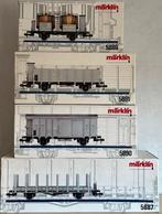 Marklin Spoor 1 4x 5887 5889 5890 5891 SBB Goederenwagons, Hobby en Vrije tijd, Wisselstroom, Ophalen of Verzenden, Märklin, Nieuw