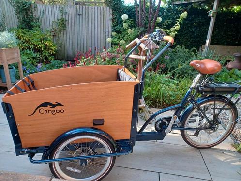 Cangoo elektrische bakfiets, Fietsen en Brommers, Fietsen | Bakfietsen, Zo goed als nieuw, 4 kinderen of meer, Ophalen