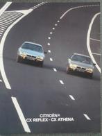Citroën CX Athene & Reflex Brochure, Verzenden, Zo goed als nieuw, Citroën
