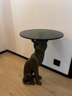 Bijzet tafel panter, Huis en Inrichting, Tafels | Bijzettafels, Ophalen, Zo goed als nieuw, Minder dan 55 cm, 45 tot 60 cm