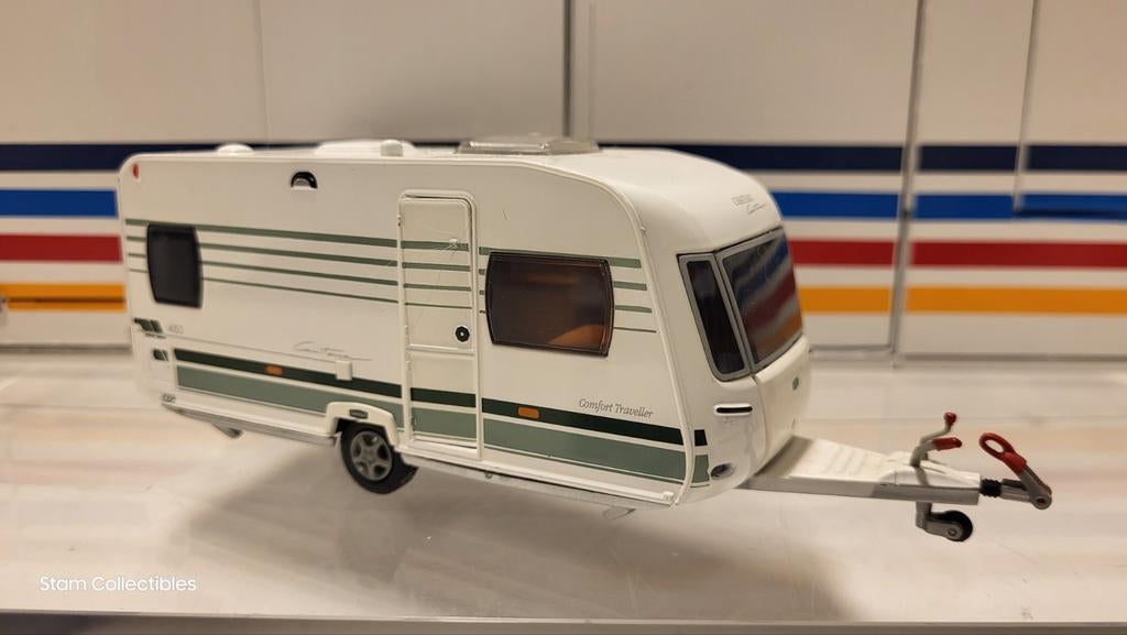 Lion Toys Chateau Cantara 450 Comfort Traveller Caravan 2011, Hobby en Vrije tijd, Modelauto's | 1:43, Gebruikt, Overige typen