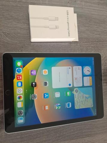 Ipad 5e generatie met kabel en hoes.  beschikbaar voor biedingen
