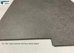 Pvc click Rigid Tegel Laminaat Beton Argent 4,2mm dik €19,95, Nieuw, Grijs, 75 m² of meer, Laminaat