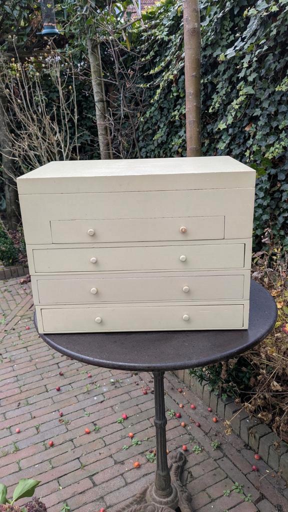 Houten Bestekkist, Huis en Inrichting, Keuken | Bestek, Zo goed als nieuw, Hout, Ophalen