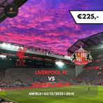 Tickets Liverpool FC - Sunderland FC (hospitality), Tickets en Kaartjes, Drie personen of meer, December, Buitenland