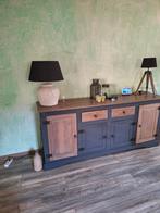 Dressoir en vitrinekast samen voor €30,=, Huis en Inrichting, Kasten | Dressoirs, Ophalen, Gebruikt, Met deur(en), 150 tot 200 cm