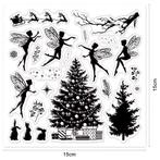 stempels kerstboom, elfjes en veel meer NIEUW, Ophalen of Verzenden, Nieuw, Clearstamp