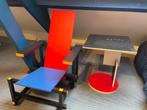 rietveldstoel en tafeltje, Antiek en Kunst, Antiek | Meubels | Stoelen en Banken, Ophalen