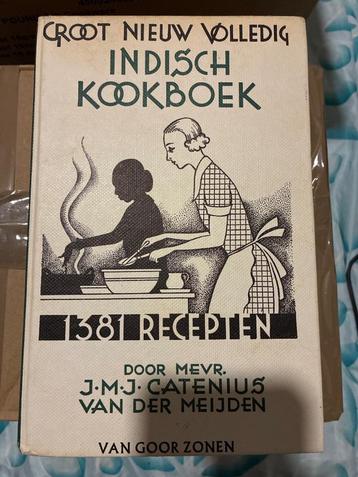 Groot nieuw volledig Indisch kookboek 1381 recepten 1973 beschikbaar voor biedingen