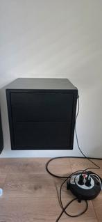 2x nachtkastjes, Huis en Inrichting, Slaapkamer | Nachtkastjes, Ophalen, Zo goed als nieuw, Minder dan 45 cm
