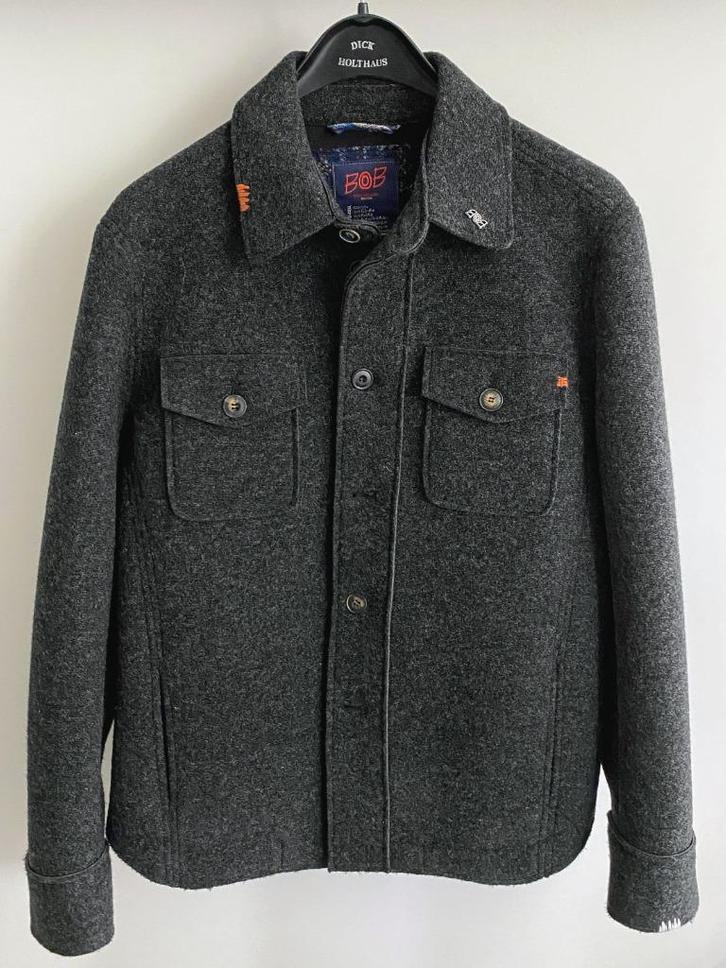 BoB jasje, Italian slim design, kl. antraciet, mt. 48, Nieuw, Kleding | Heren, Jassen | Zomer, Nieuw, Maat 48/50 (M), Zwart, Ophalen of Verzenden
