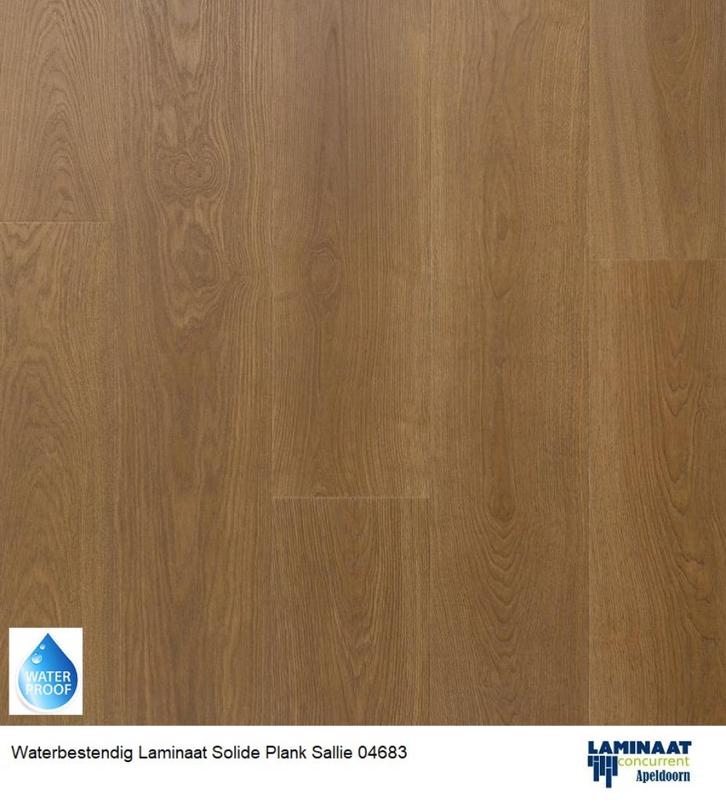 Waterbestendig Laminaat Solide plank 8mm €24,95m2, Huis en Inrichting, Stoffering | Vloerbedekking, Nieuw, Laminaat, Bruin, 25 tot 50 m²