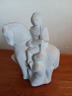 Marbell by stone art  Belgium Belgie,art deco beeldje paard, Ophalen, Zo goed als nieuw, Mens