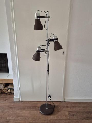 Vintage - Vloerlamp - Spotlamp - Sta lamp - ca.1970 - Bruin* beschikbaar voor biedingen