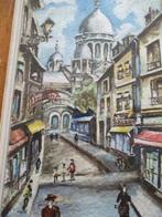 Aquarel C F v Dommelen Sacre Coeur Parijs Montmatre, Antiek en Kunst, Kunst | Schilderijen | Klassiek, Ophalen