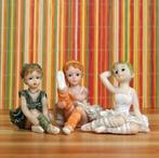 Drie kleine ballerina’s, Verzamelen, Beelden en Beeldjes, Ophalen of Verzenden, Gebruikt, Mens