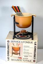 Le Creuset fonduestel geëmailleerd gietijzer, Ophalen of Verzenden, Gietijzer, Koekenpan of Braadpan