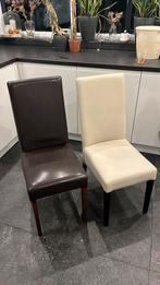 6 eettafel stoelen, Huis en Inrichting, Stoelen, Ophalen, Simpel, Zwart, Zo goed als nieuw