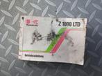Kawasaki Z1000 LTD werkplaatshandboek, Ophalen of Verzenden, Kawasaki