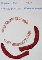 Voedsel 039 EZ-mounted stempel, Ophalen of Verzenden, Gebruikt, EZ-mounted stempel