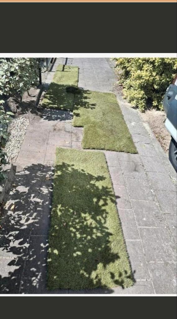 Kunstgras uit Genemuiden, Tuin en Terras, Gras en Kunstgras, Zo goed als nieuw, Minder dan 10 m², Ophalen of Verzenden