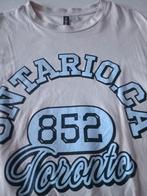 Mooi zomers divided creme blauw shirt maat s, Ophalen of Verzenden, Zo goed als nieuw, Blauw