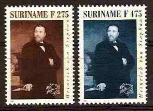 Suriname 916/7 postfris Heinrich von Stephan 1997, Postzegels en Munten, Postzegels | Suriname, Postfris, Ophalen of Verzenden