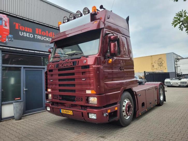 Scania R143-500 V8 4x2 streamline Topcondition (bj 1992), Auto's, Vrachtwagens, Particulier, Te koop, ABS, Airconditioning, Elektrische ramen