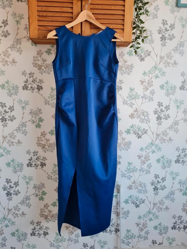 True Violet Galajurk Zwangerschapsjurk, Kleding | Dames, Jumpsuits, Zo goed als nieuw, Maat 38/40 (M), Blauw, Ophalen of Verzenden