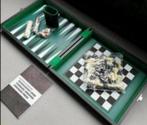 Backgammon /schaakspel in deluxe koffer (nieuw), Hobby en Vrije tijd, Gezelschapsspellen | Bordspellen, Een of twee spelers, Ophalen of Verzenden
