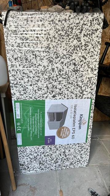 Isolatieplaten EPS 60 100x50cm 5cm dik beschikbaar voor biedingen