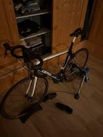 MOET SNEL WEG: Cannondale racefiets + Tacx hometrainer, 28 inch, Aluminium, Zo goed als nieuw, Meer dan 20 versnellingen