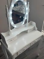 Kaptafel met spiegel en verlichting, Ophalen, Zo goed als nieuw