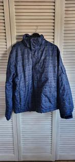 Donkerblauwe ski jas van merk Enuy, Enuy, Ophalen of Verzenden, Gedragen, Maat 48/50 (M)