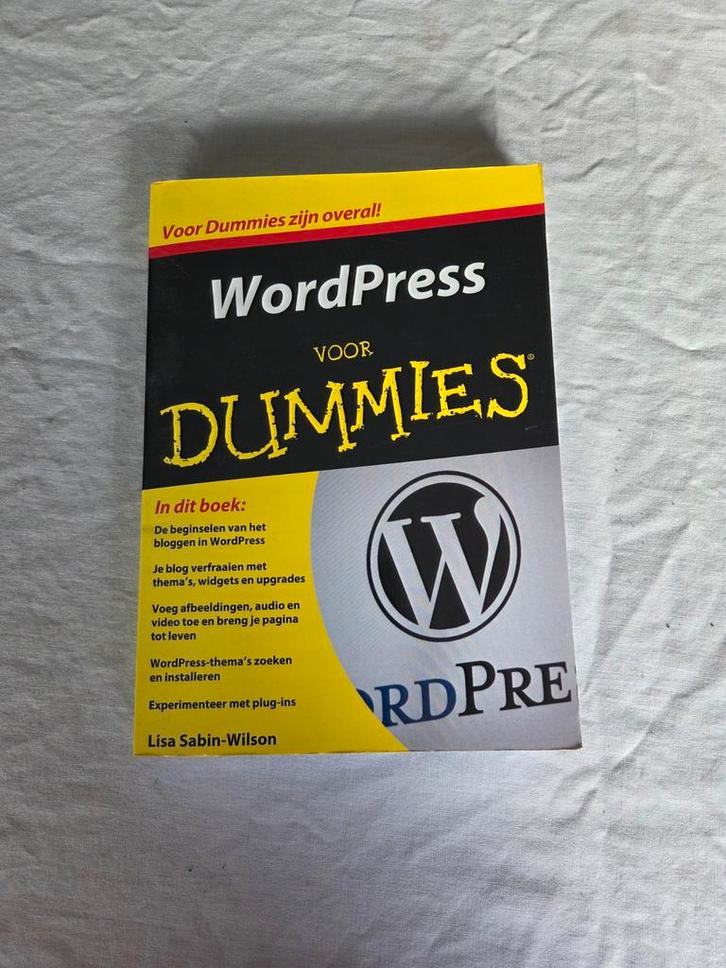 WordPress voor Dummies - Leer bloggen!, Boeken, Informatica en Computer, Zo goed als nieuw, Internet of Webdesign, Ophalen of Verzenden