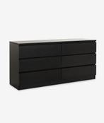 IKEA Malm Kast - Zwart, Huis en Inrichting, Kasten | Dressoirs, Overige materialen, Gebruikt, 150 tot 200 cm, Ophalen of Verzenden