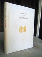 Brom, Gerard - Vijf studies (1957), Boeken, Ophalen of Verzenden, Zo goed als nieuw, Natuurwetenschap