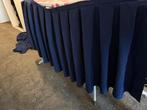 Assortiment blauwe tafelrokken verschillende afmetingen, Ophalen of Verzenden, Gebruikt, Rechthoek, Binnen