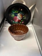 Antieke puddingvorm van aardewerk steengoed, Antiek en Kunst, Antiek | Keramiek en Aardewerk, Ophalen of Verzenden