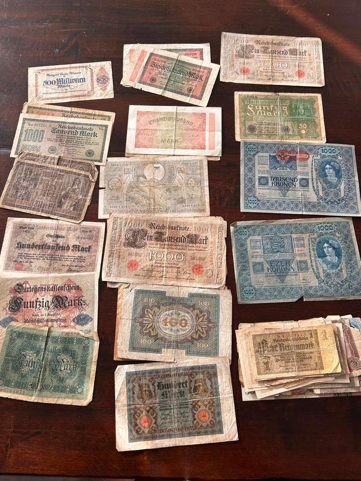 Oude Duitse Mark Biljetten Collectie vanaf 1910, Postzegels en Munten, Bankbiljetten | Europa | Eurobiljetten, Los biljet, Duitsland