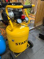 LowNoise Stanley compressor 50 Ltr. (stil en olievrij), Doe-het-zelf en Verbouw, Compressors, Ophalen, 6 tot 10 bar, Zo goed als nieuw
