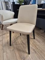 Eetkamerstoel Montis back me up in soft beige leder, Ophalen, Zo goed als nieuw, Eén