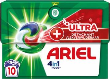 Ariel 4in1 Wasmiddel Pods Ultra Vlekverwijderaar 10 stuks beschikbaar voor biedingen