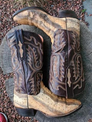 Vintage python boots mt 44. Cowboy western laarzen beschikbaar voor biedingen